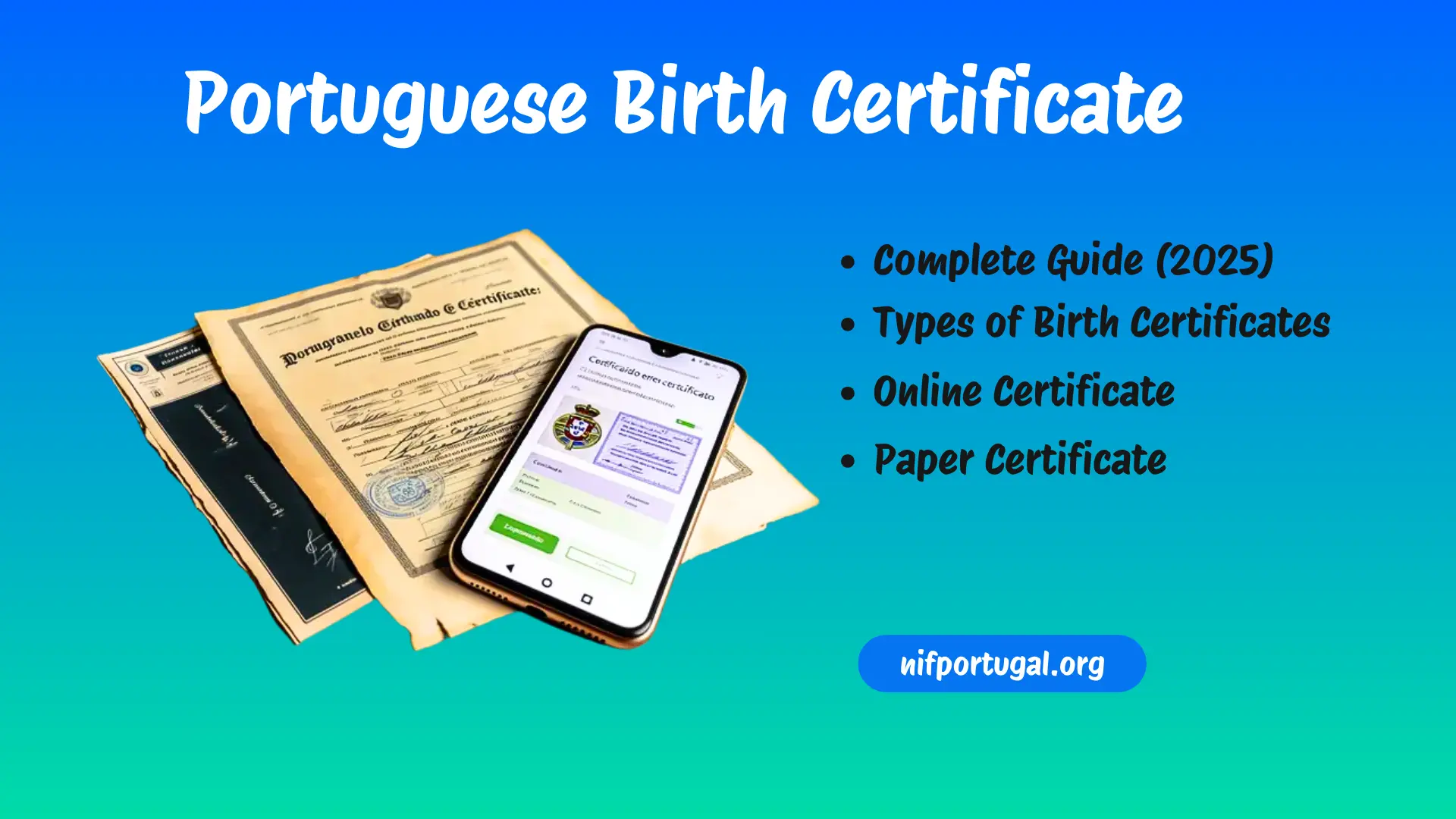 How to Get Portuguese Birth Certificate Complete Guide (2025)